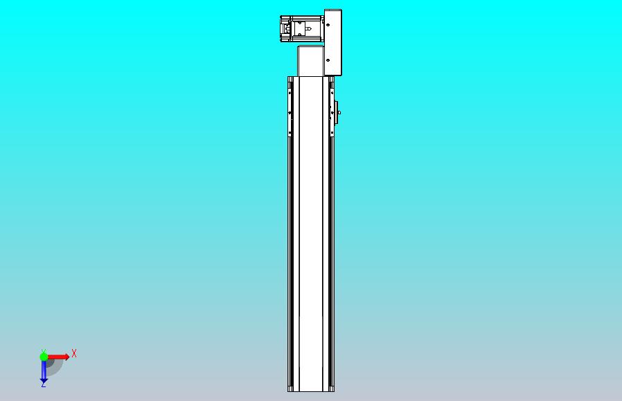皮带直线轴半封闭可选导轨TPA-HNB-105D-90-L500-ML-Y-P20-N3