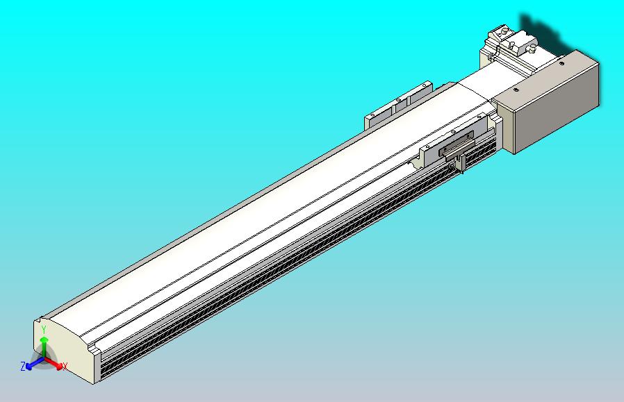皮带直线轴半封闭可选导轨TPA-HNB-105D-90-L500-ML-Y-P20-N3