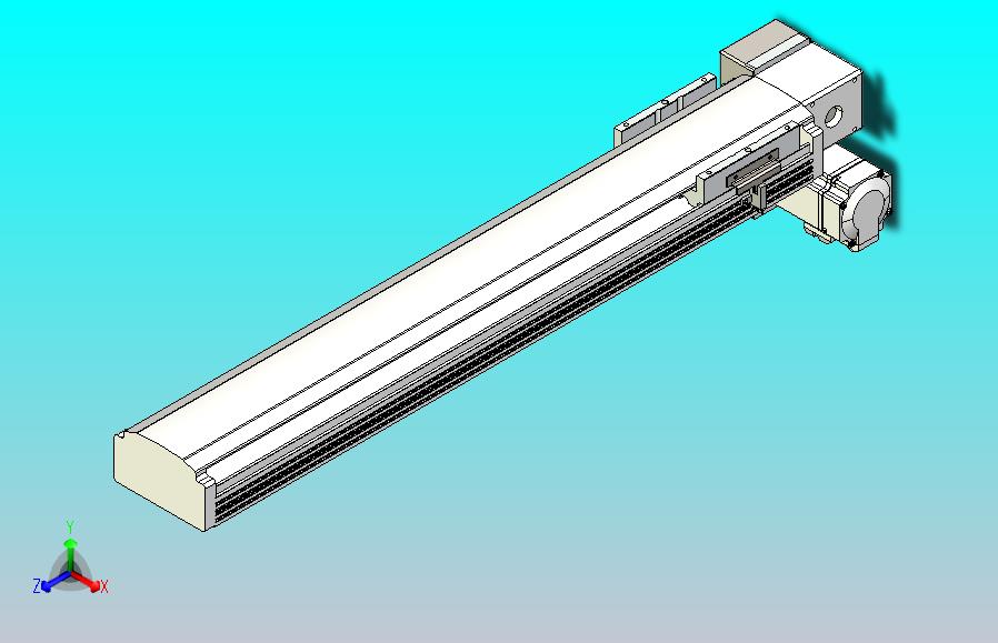 皮带直线轴半封闭可选导轨TPA-HNB-105D-90-L500-RP-Y-P20-N3