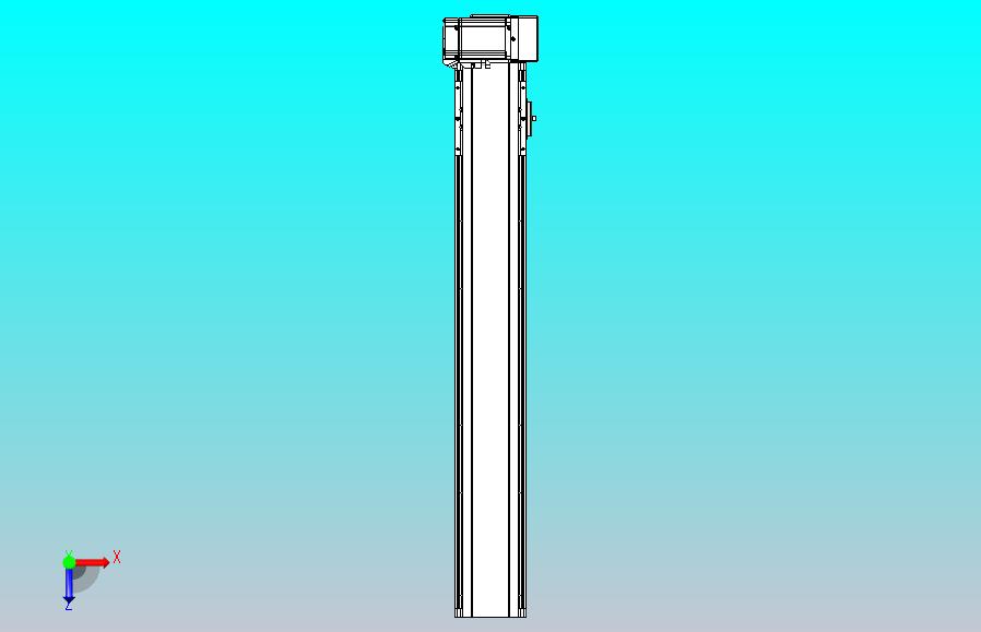皮带直线轴半封闭可选导轨TPA-HNB-105D-90-L600-LU-Y-P20-N3