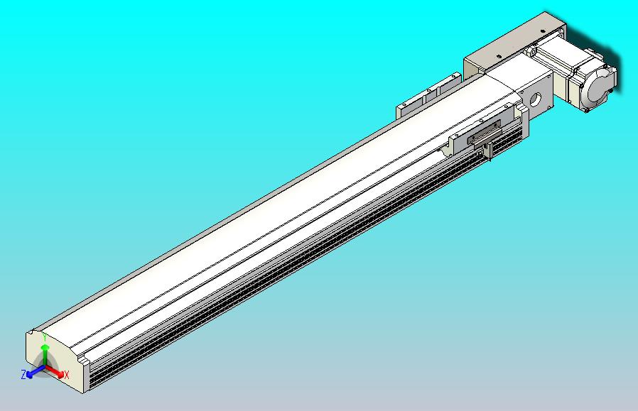 皮带直线轴半封闭可选导轨TPA-HNB-105D-90-L600-MR-Y-P20-N3