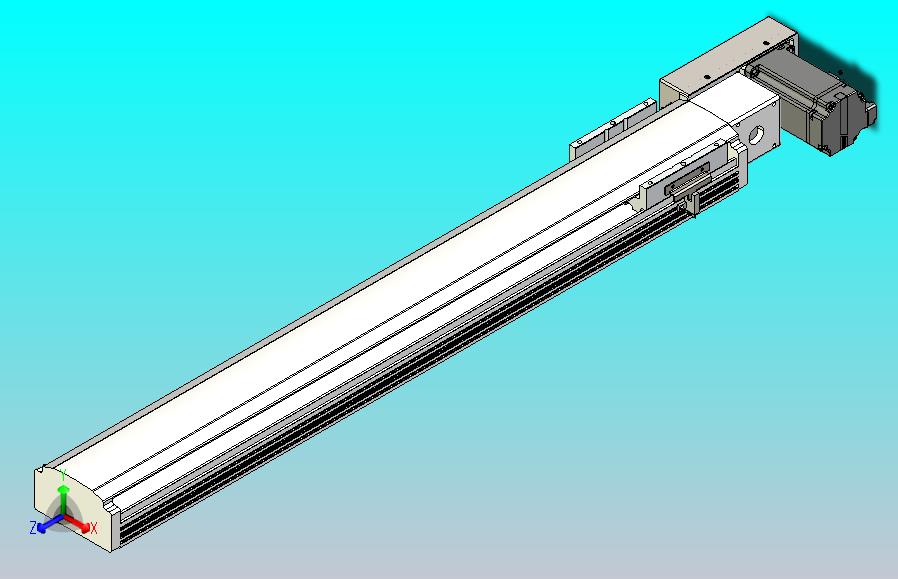 皮带直线轴半封闭可选导轨TPA-HNB-105D-90-L650-MR-C-P20-N3