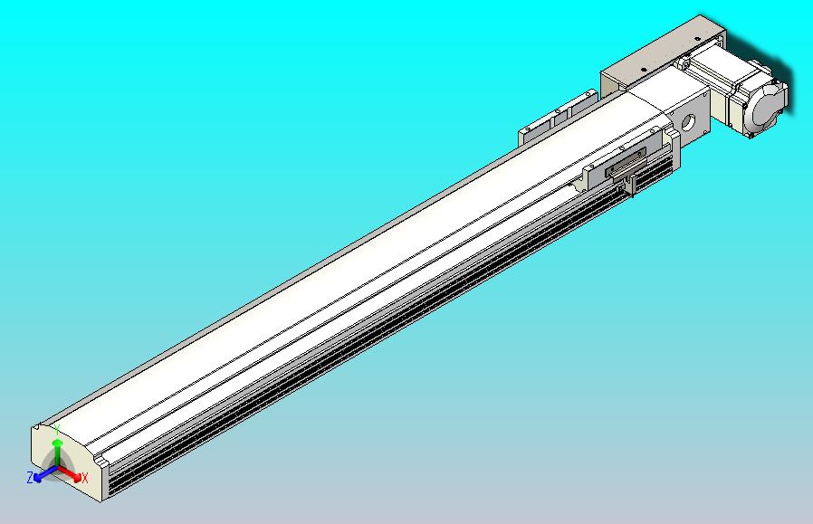 皮带直线轴半封闭可选导轨TPA-HNB-105D-90-L650-MR-Y-P20-N3