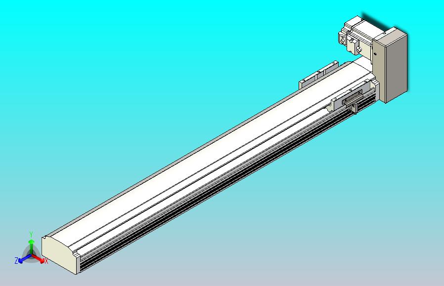 皮带直线轴半封闭可选导轨TPA-HNB-105D-90-L700-LU-C-P20-N3