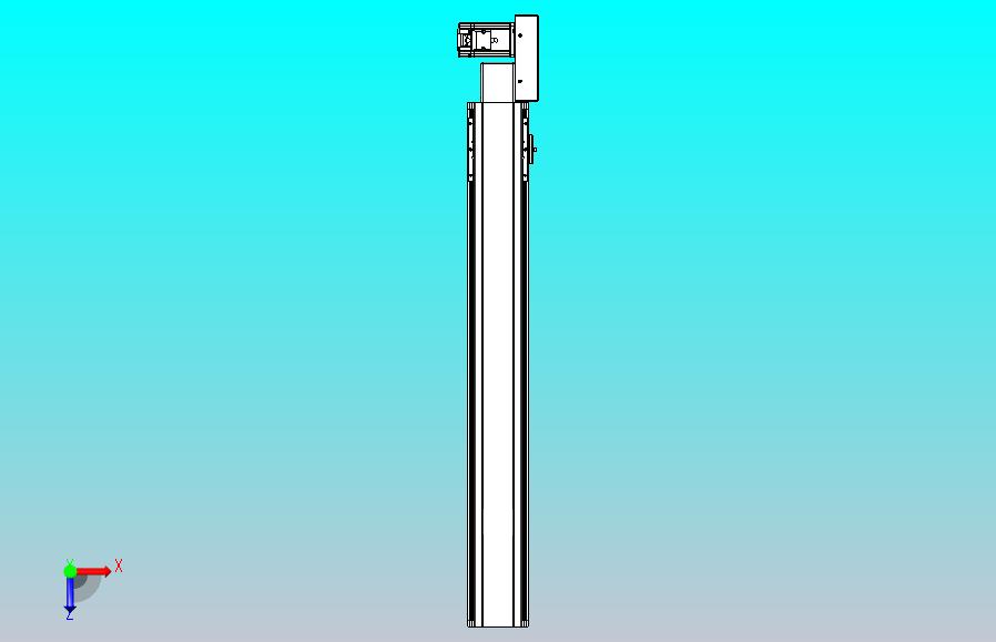 皮带直线轴半封闭可选导轨TPA-HNB-105D-90-L700-ML-Y-P20-N3