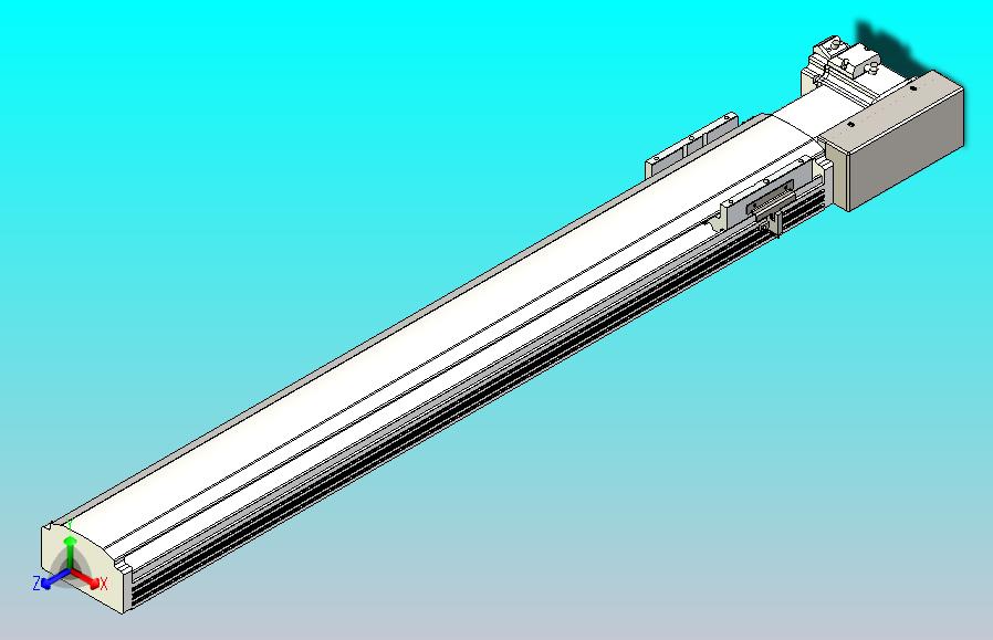 皮带直线轴半封闭可选导轨TPA-HNB-105D-90-L700-ML-Y-P20-N3