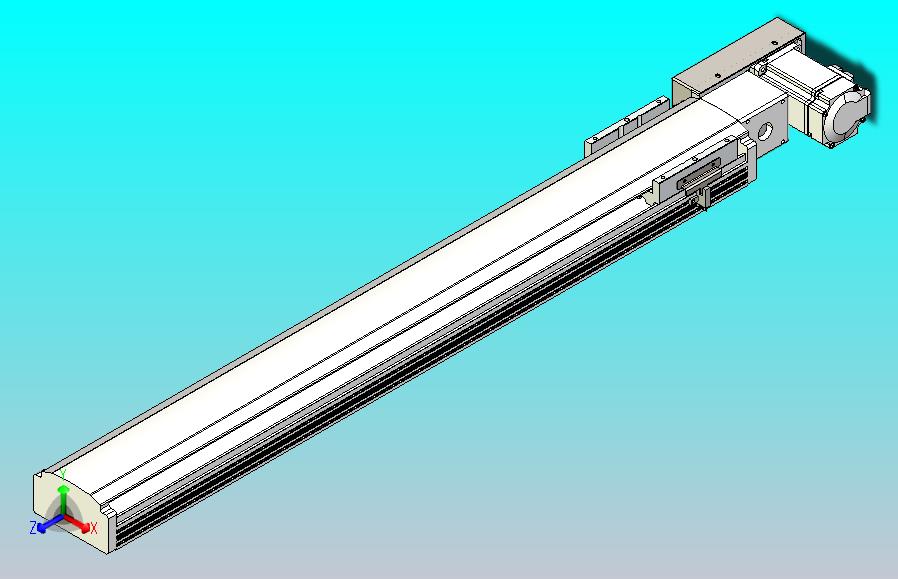 皮带直线轴半封闭可选导轨TPA-HNB-105D-90-L700-MR-Y-P20-N3