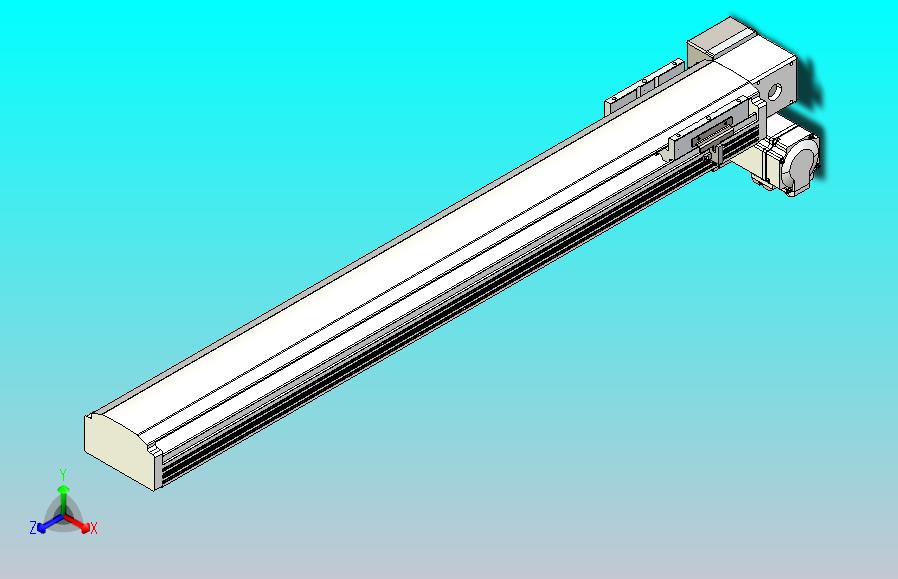 皮带直线轴半封闭可选导轨TPA-HNB-105D-90-L700-RP-Y-P20-N3