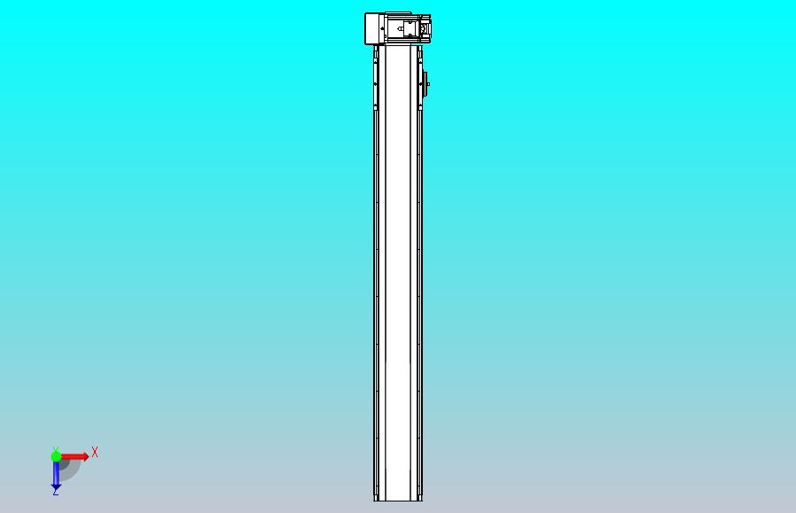 皮带直线轴半封闭可选导轨TPA-HNB-105D-90-L750-RU-Y-P20-N3