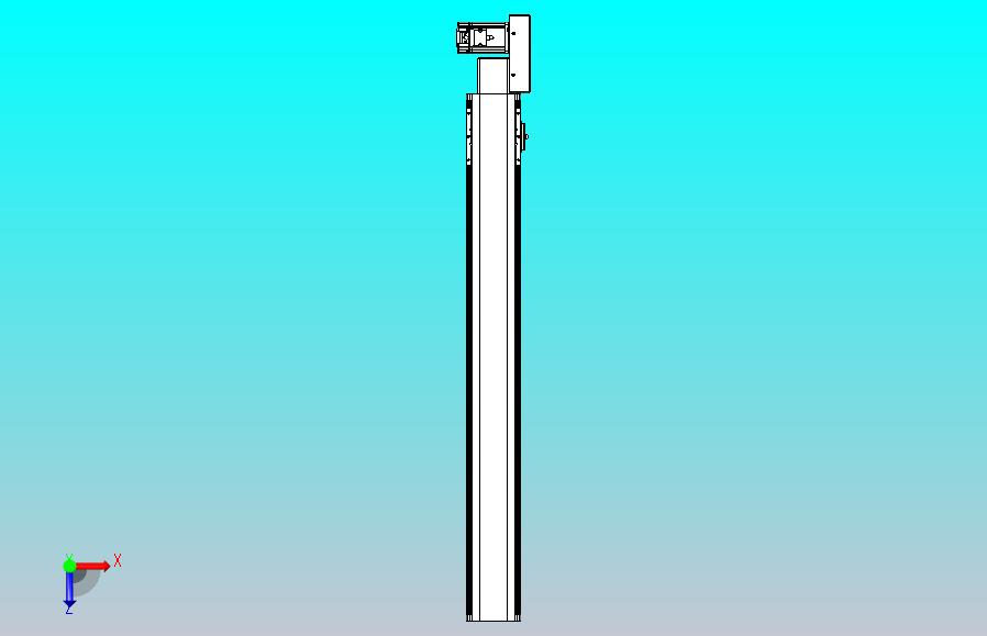 皮带直线轴半封闭可选导轨TPA-HNB-105D-90-L800-ML-Y-P20-N3