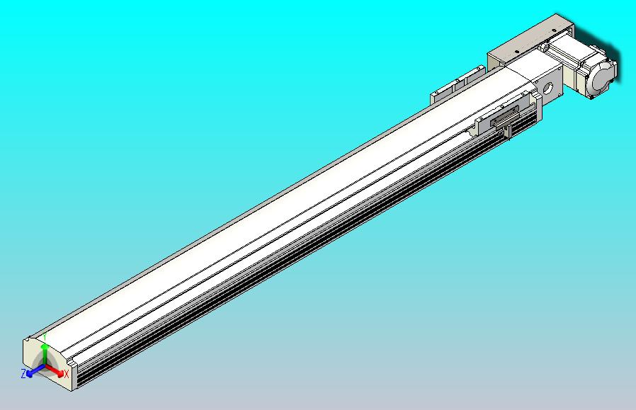 皮带直线轴半封闭可选导轨TPA-HNB-105D-90-L800-MR-Y-P20-N3