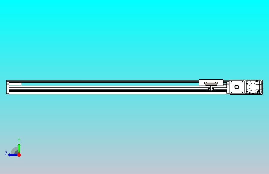 皮带直线轴半封闭可选导轨TPA-HNB-105D-90-L800-MR-Y-P20-N3