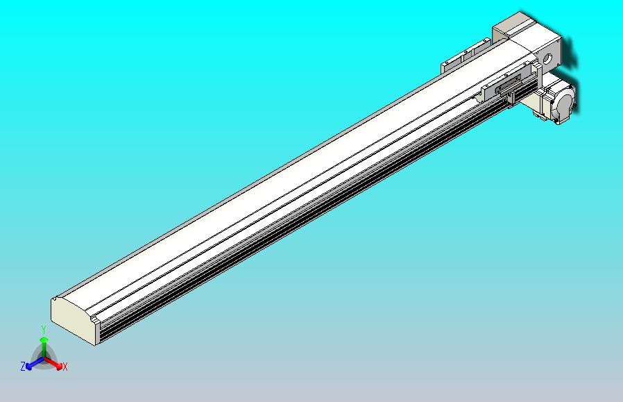 皮带直线轴半封闭可选导轨TPA-HNB-105D-90-L850-RP-Y-P20-N3