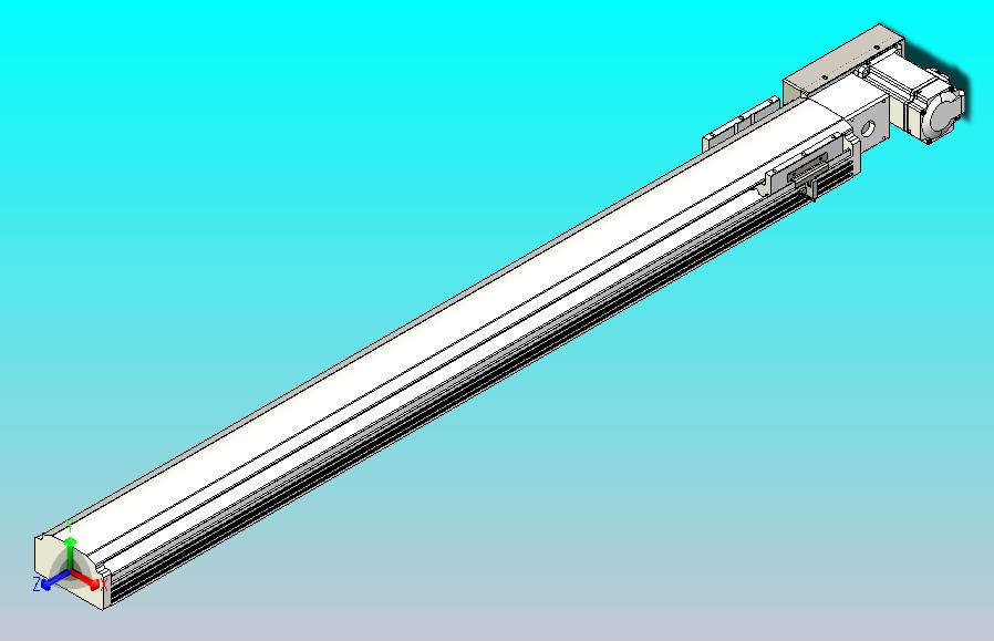 皮带直线轴半封闭可选导轨TPA-HNB-105D-90-L950-MR-Y-P20-N3