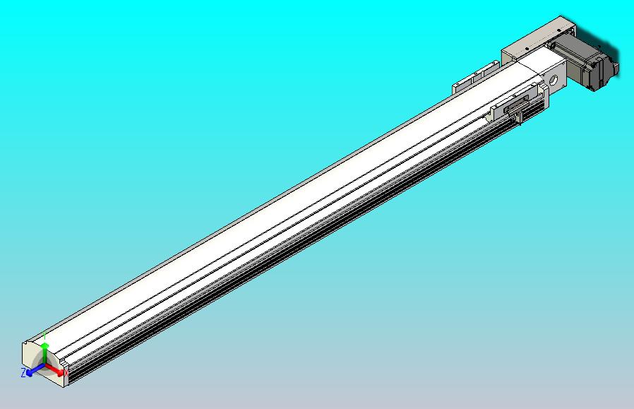 皮带直线轴半封闭可选导轨TPA-HNB-105D-90-L1000-MR-C-P20-N3