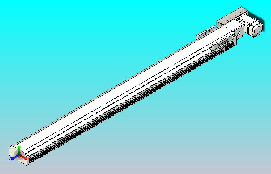 皮带直线轴半封闭可选导轨TPA-HNB-105D-90-L1050-MR-Y-P20-N3