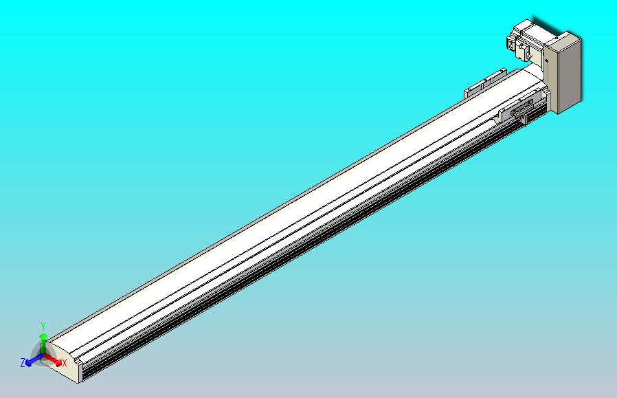 皮带直线轴半封闭可选导轨TPA-HNB-105D-90-L1100-LU-C-P20-N3