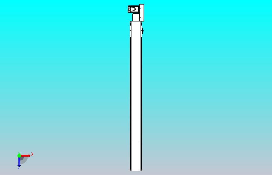皮带直线轴半封闭可选导轨TPA-HNB-105D-90-L1100-ML-Y-P20-N3