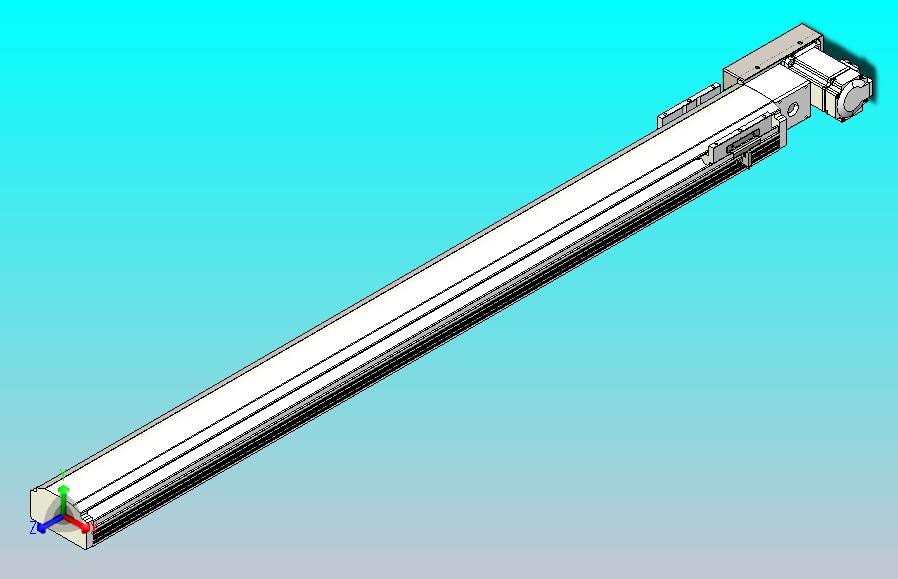 皮带直线轴半封闭可选导轨TPA-HNB-105D-90-L1100-MR-Y-P20-N3