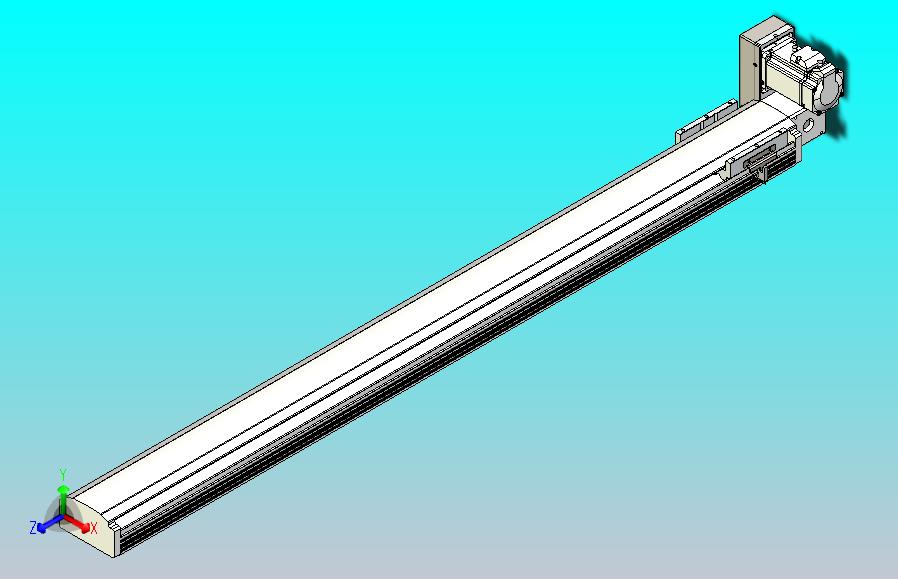 皮带直线轴半封闭可选导轨TPA-HNB-105D-90-L1100-RU-Y-P20-N3