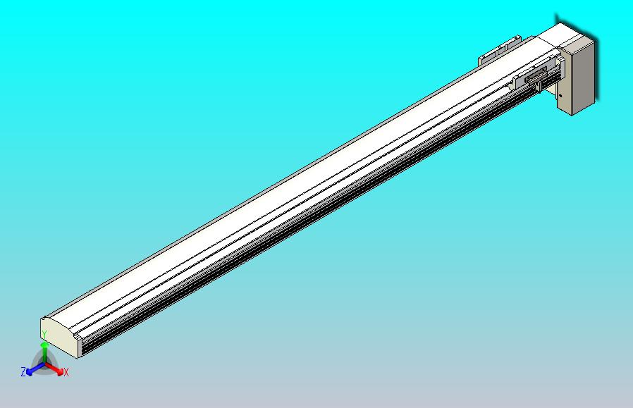 皮带直线轴半封闭可选导轨TPA-HNB-105D-90-L1150-LP-Y-P20-N3