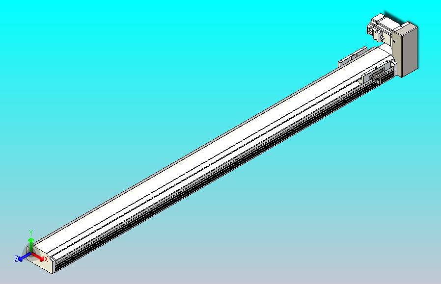 皮带直线轴半封闭可选导轨TPA-HNB-105D-90-L1200-LU-C-P20-N3
