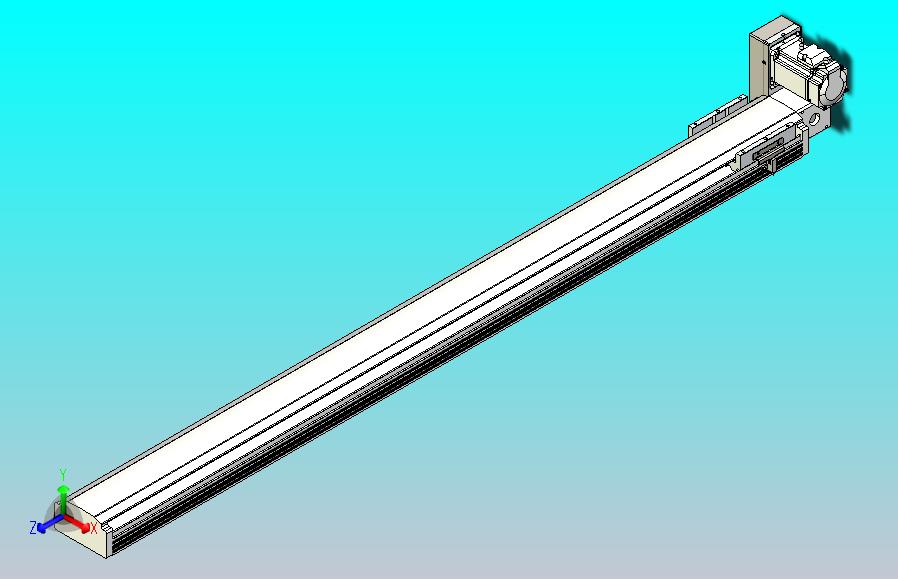皮带直线轴半封闭可选导轨TPA-HNB-105D-90-L1200-RU-Y-P20-N3