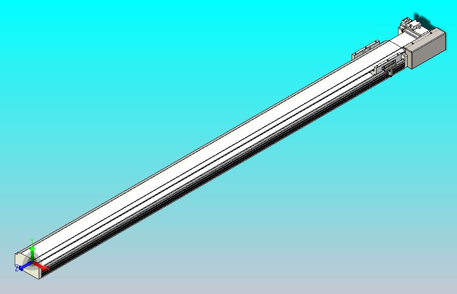 皮带直线轴半封闭可选导轨TPA-HNB-105D-90-L1400-ML-Y-P20-N3