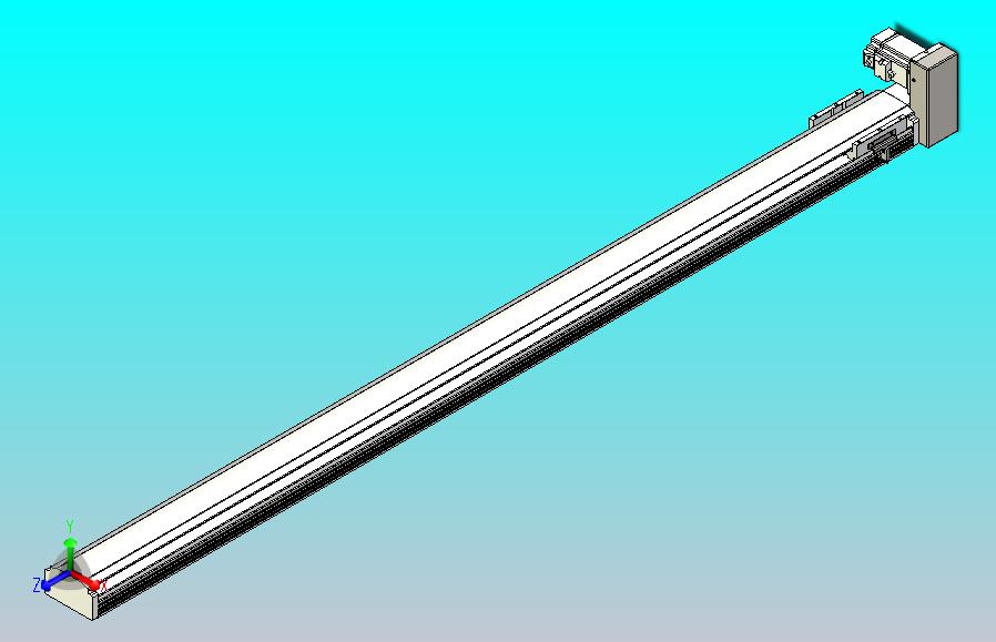 皮带直线轴半封闭可选导轨TPA-HNB-105D-90-L1600-LU-C-P20-N3