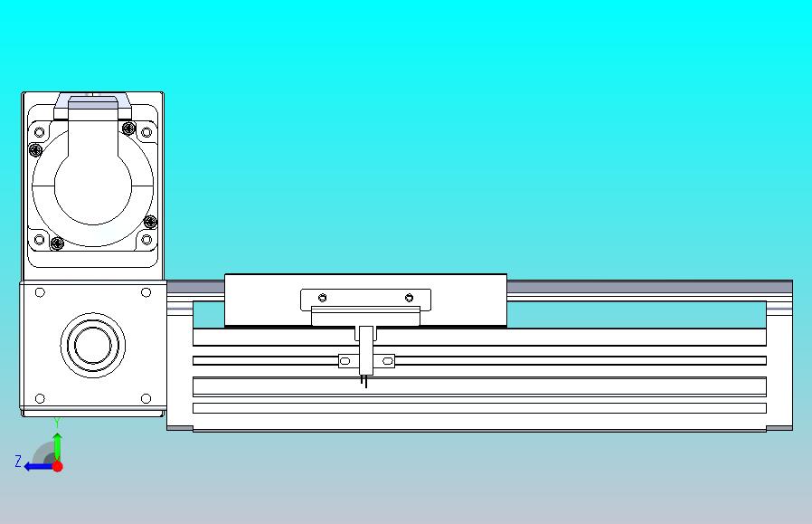 皮带直线轴半封闭可选导轨TPA-HNB-120D-110-L50-LU-C-P40-N3