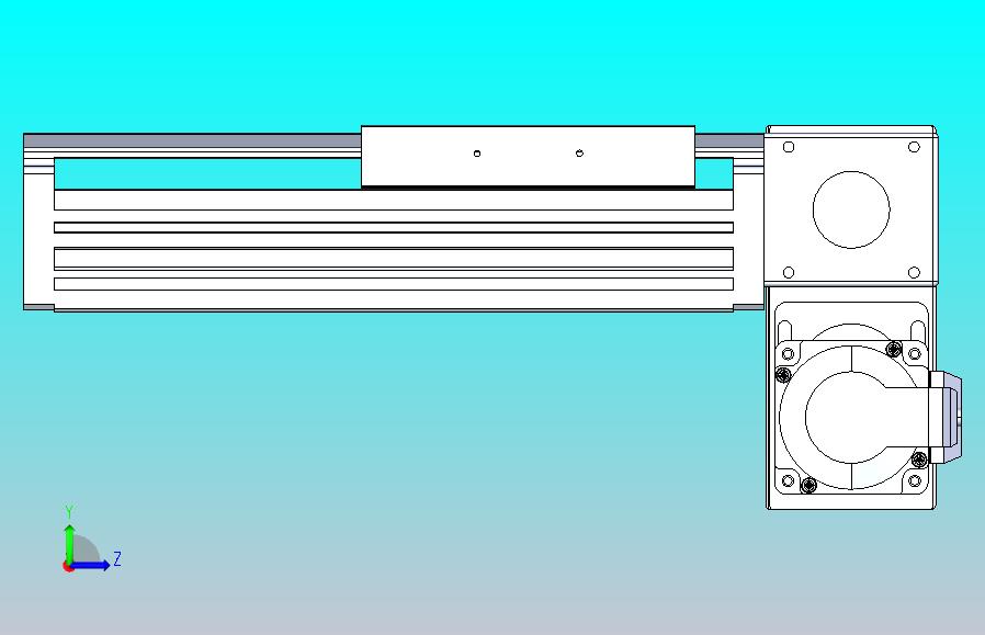 皮带直线轴半封闭可选导轨TPA-HNB-120D-110-L50-RP-Y-P40-N3