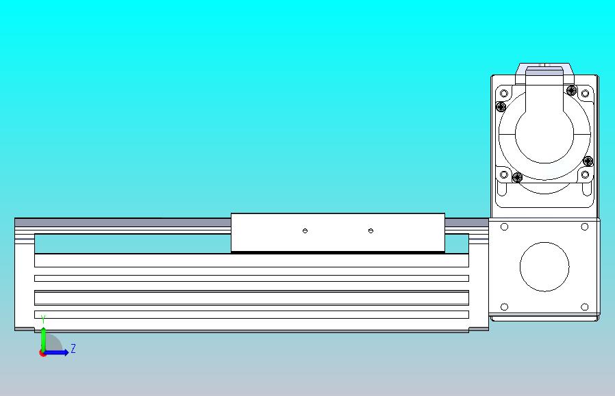 皮带直线轴半封闭可选导轨TPA-HNB-120D-110-L50-RU-Y-P40-N3