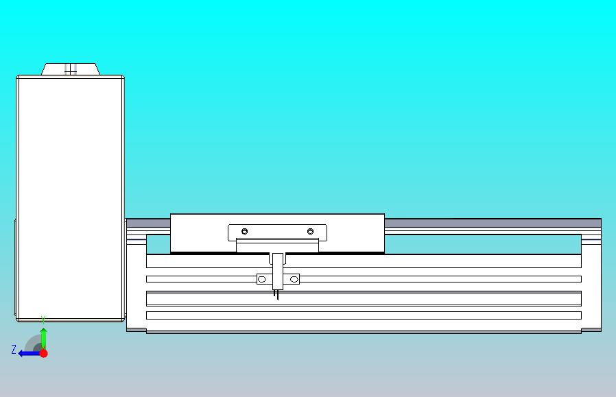 皮带直线轴半封闭可选导轨TPA-HNB-120D-110-L50-RU-Y-P40-N3