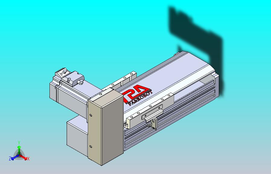 皮带直线轴半封闭可选导轨TPA-HNB-120D-110-L50-RU-Y-P40-N3