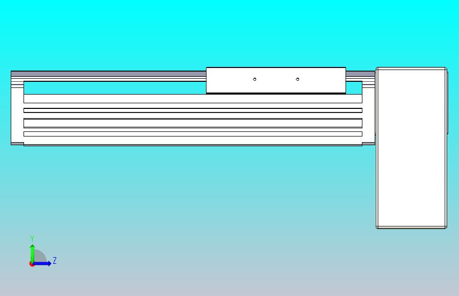 皮带直线轴半封闭可选导轨TPA-HNB-120D-110-L100-LP-Y-P40-N3