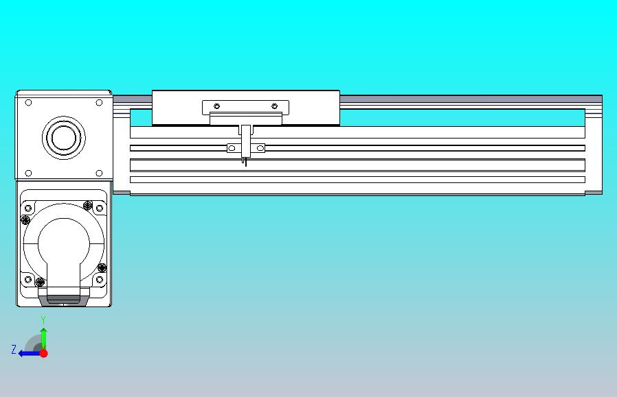 皮带直线轴半封闭可选导轨TPA-HNB-120D-110-L100-LP-Y-P40-N3