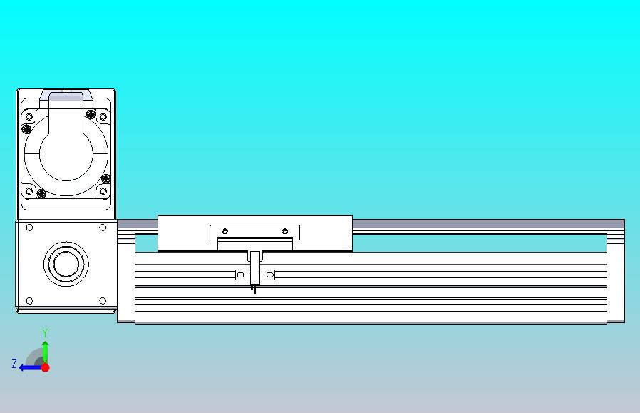 皮带直线轴半封闭可选导轨TPA-HNB-120D-110-L100-LU-C-P40-N3