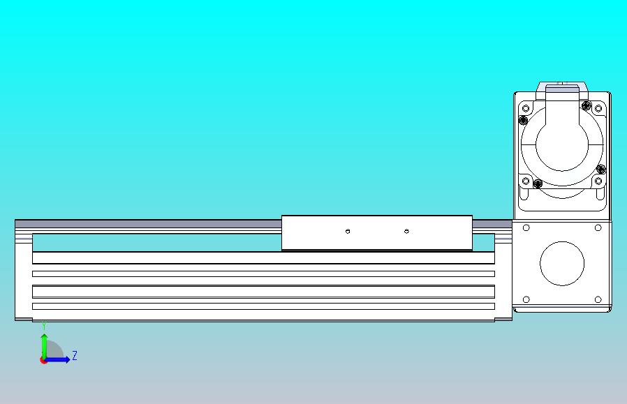 皮带直线轴半封闭可选导轨TPA-HNB-120D-110-L100-RU-C-P40-N3