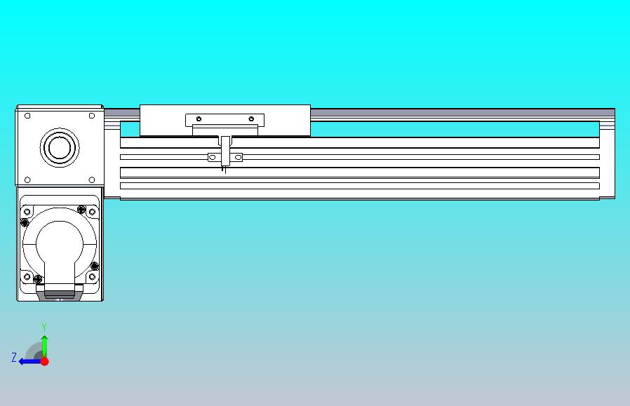 皮带直线轴半封闭可选导轨TPA-HNB-120D-110-L150-LP-Y-P40-N3