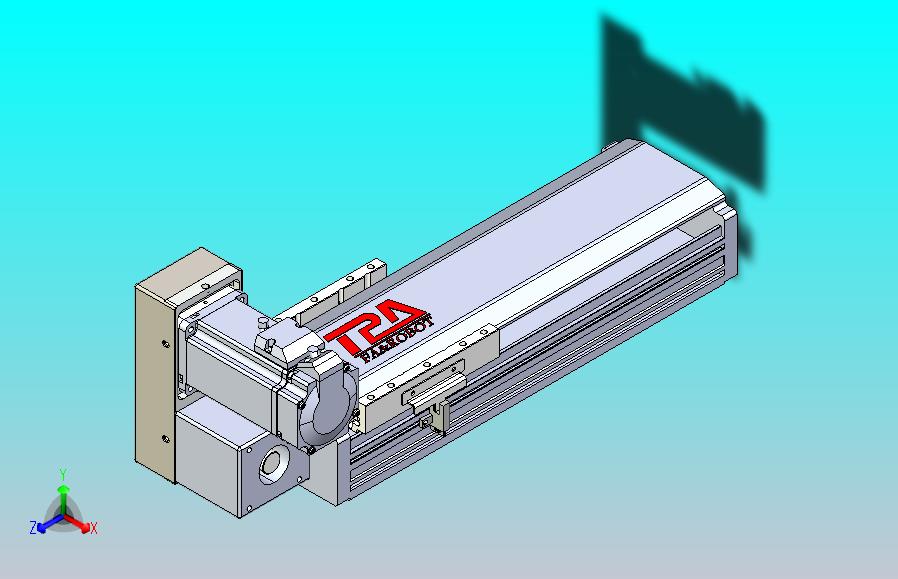 皮带直线轴半封闭可选导轨TPA-HNB-120D-110-L150-LU-C-P40-N3