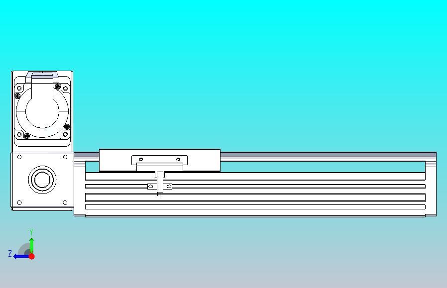 皮带直线轴半封闭可选导轨TPA-HNB-120D-110-L150-LU-C-P40-N3