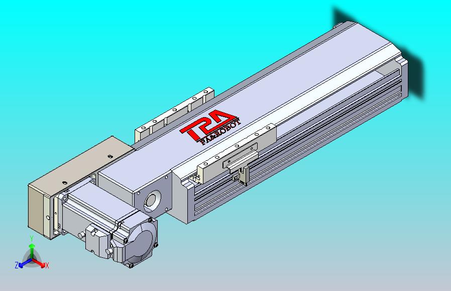 皮带直线轴半封闭可选导轨TPA-HNB-120D-110-L150-ML-Y-P40-N3