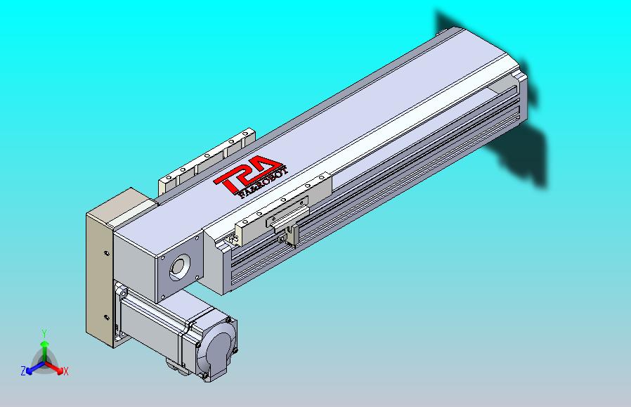 皮带直线轴半封闭可选导轨TPA-HNB-120D-110-L200-LP-C-P40-N3