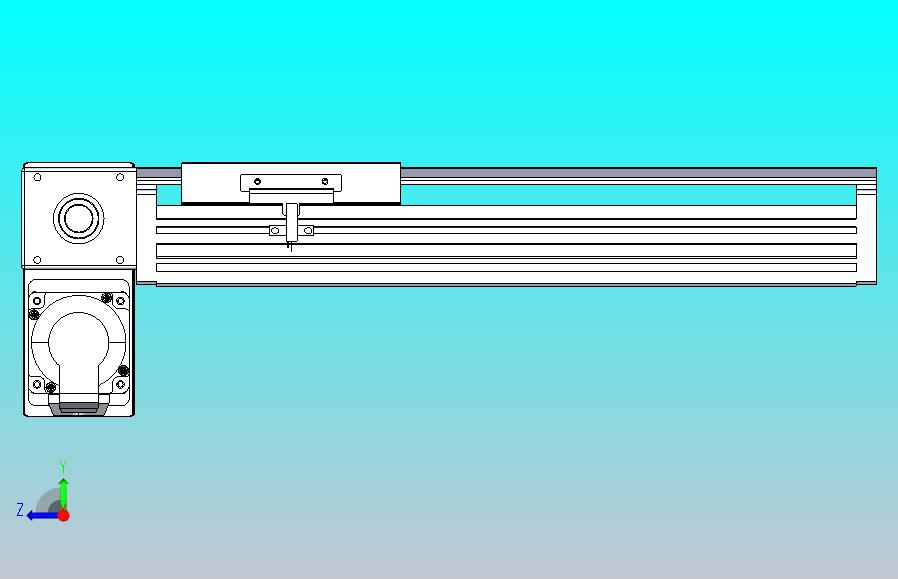 皮带直线轴半封闭可选导轨TPA-HNB-120D-110-L200-LP-C-P40-N3