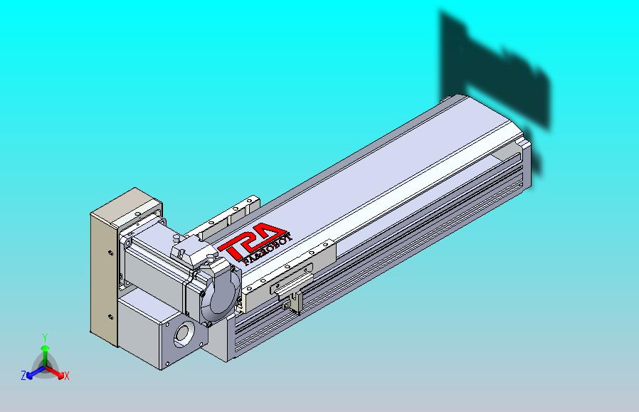 皮带直线轴半封闭可选导轨TPA-HNB-120D-110-L200-LU-C-P40-N3