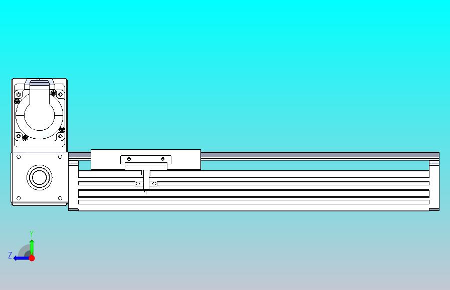 皮带直线轴半封闭可选导轨TPA-HNB-120D-110-L200-LU-C-P40-N3