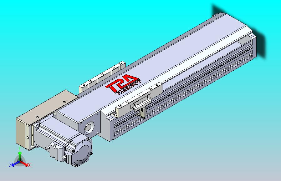 皮带直线轴半封闭可选导轨TPA-HNB-120D-110-L200-ML-Y-P40-N3