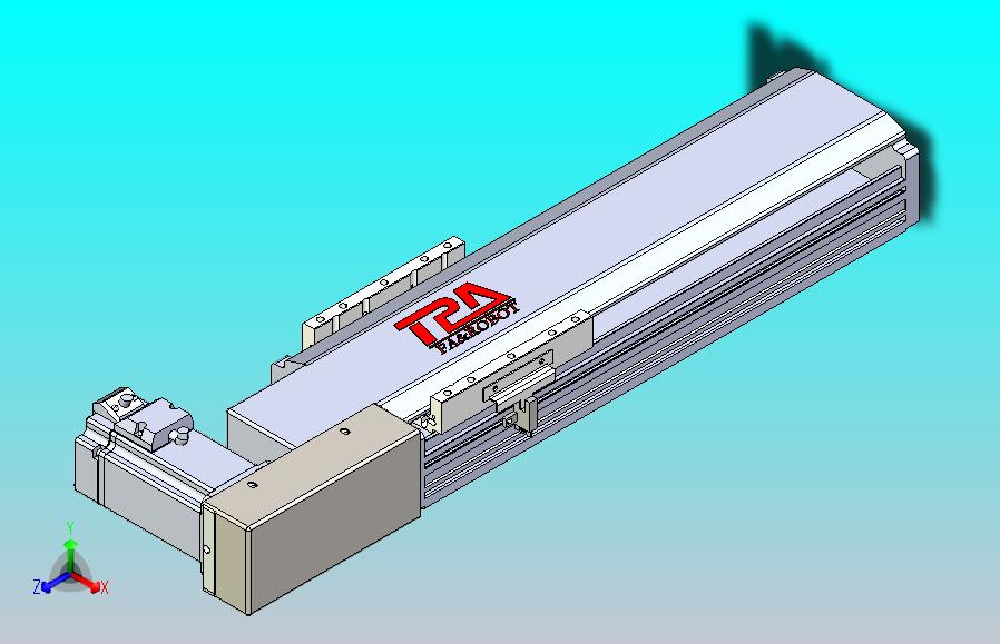 皮带直线轴半封闭可选导轨TPA-HNB-120D-110-L200-MR-Y-P40-N3
