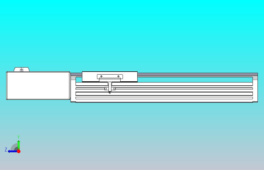 皮带直线轴半封闭可选导轨TPA-HNB-120D-110-L200-MR-Y-P40-N3