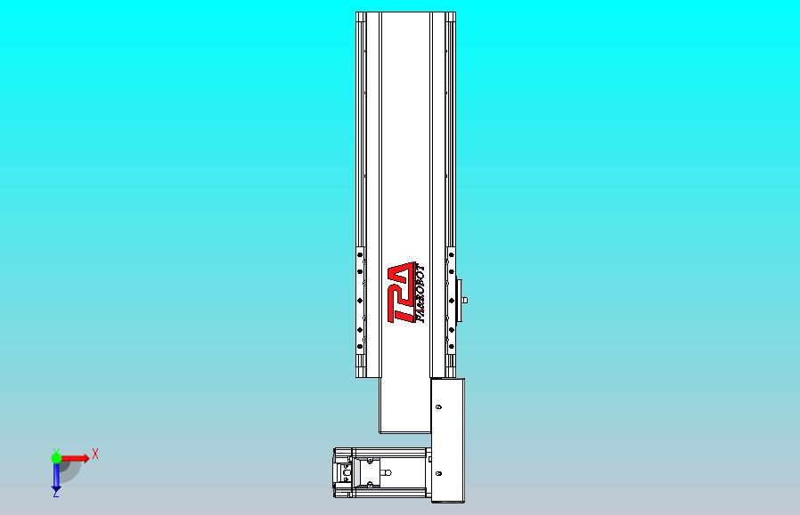 皮带直线轴半封闭可选导轨TPA-HNB-120D-110-L200-MR-Y-P40-N3